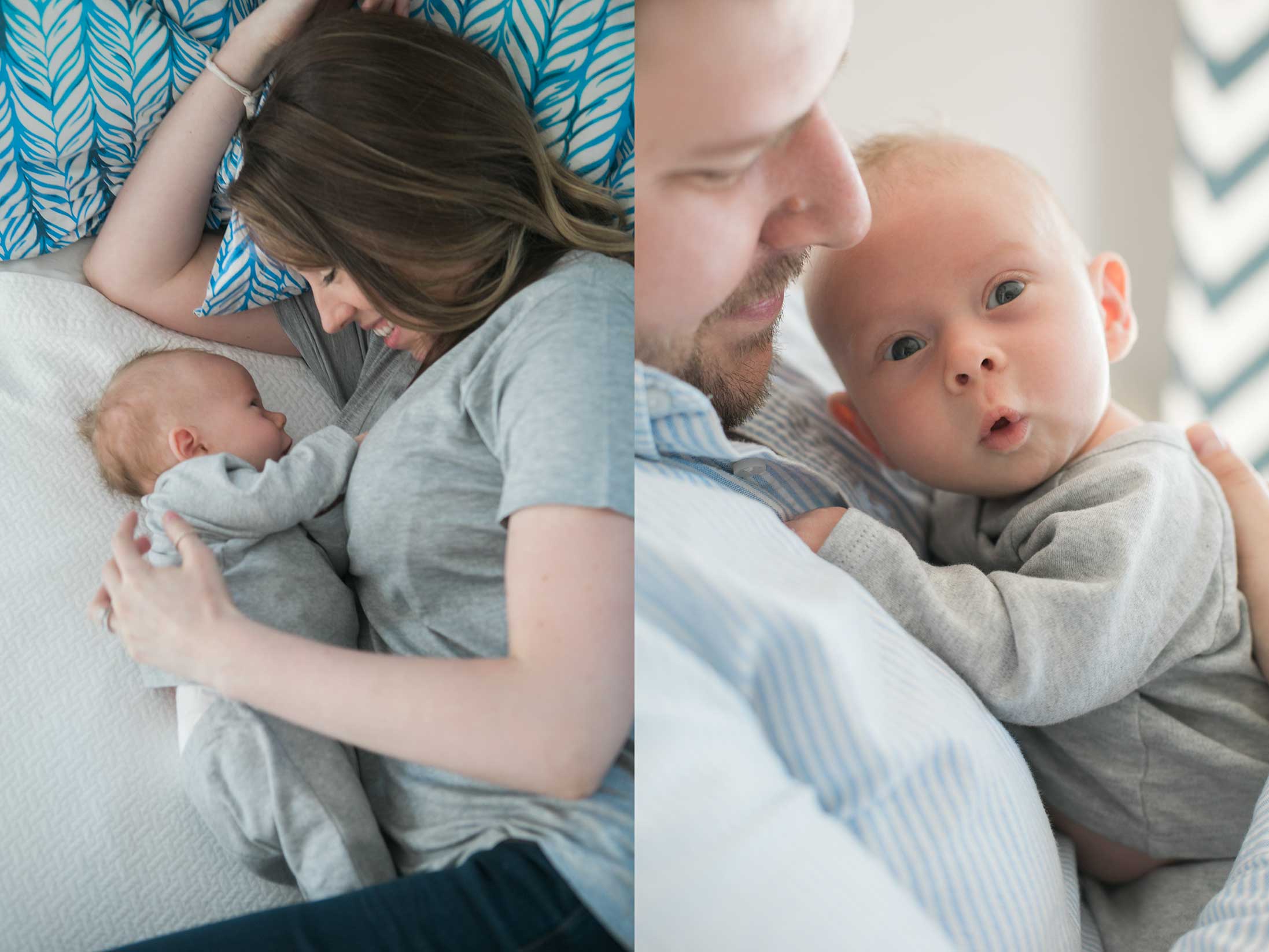 mom-and-baby-on-bed-newborn-photography-portland-oregon-photographer